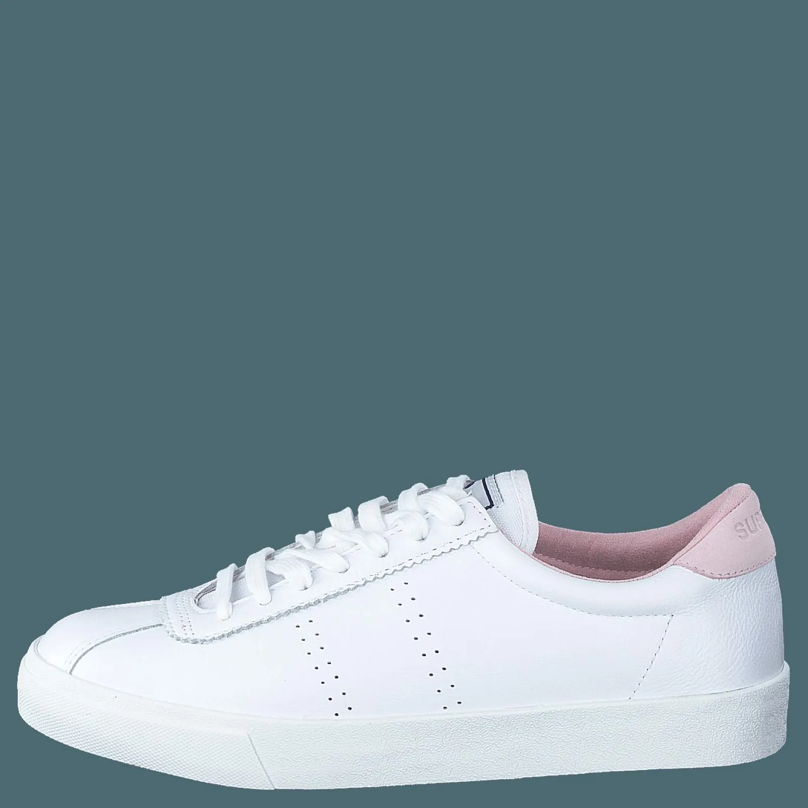 Superga 2843 Club S Comfort Leather White-pink Lt A4x