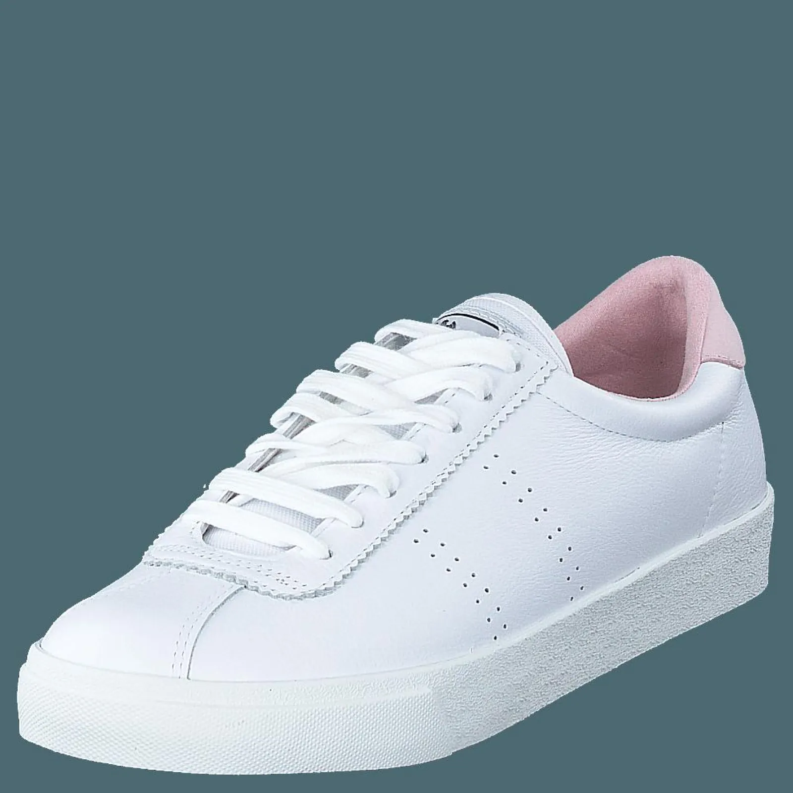 Superga 2843 Club S Comfort Leather White-pink Lt A4x