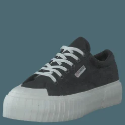 Superga 2631 Stripe Platform Blk-wht Avorio