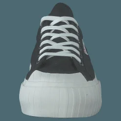 Superga 2631 Stripe Platform Blk-wht Avorio