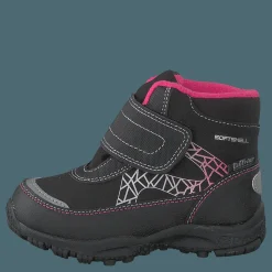 Barn Gulliver 430-2962 Waterproof Warm Lined Black/fuchsia