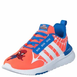 Barn adidas x Marvel Super Hero Adventures Spider-Man Racer TR21 Shoes Solar Red / Cloud White / Blue Rush