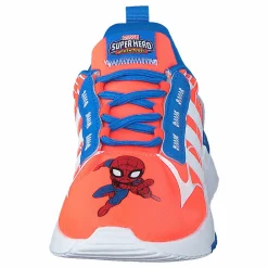 Barn adidas x Marvel Super Hero Adventures Spider-Man Racer TR21 Shoes Solar Red / Cloud White / Blue Rush