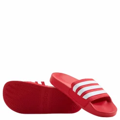 adidas Adilette Shower Slides Vivid Red / Cloud White / Vivid Red