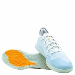 adidas Adizero Fastcourt Handball Shoes Sky Tint / Cloud White / Signal Orange