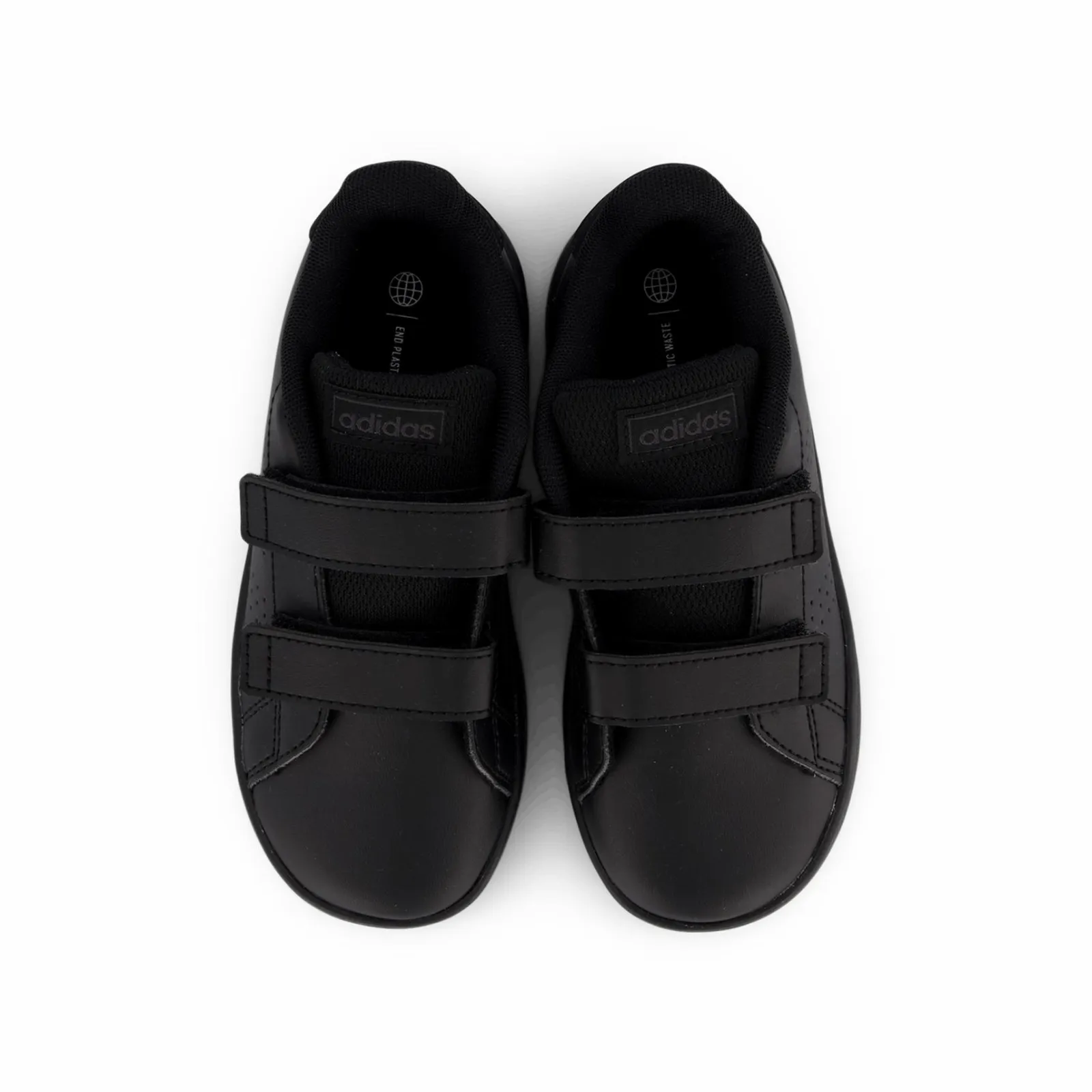 Barn adidas Advantage Lifestyle Court Two Hook-and-Loop Shoes Core Black / Core Black / Grey Six
