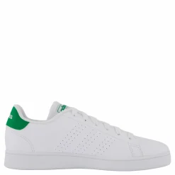 Barn adidas Advantage Lifestyle Court Lace Shoes Cloud White / Green / Core Black