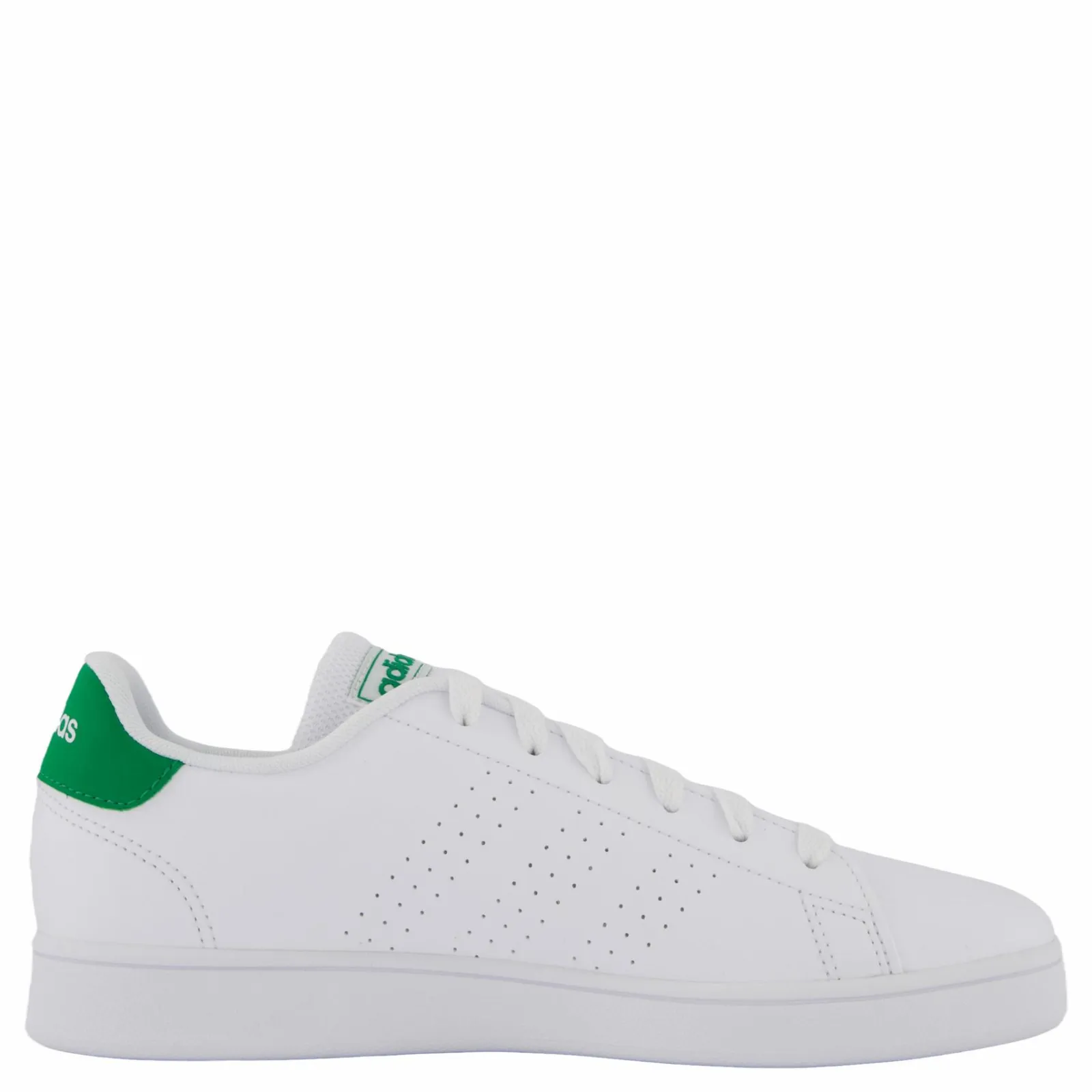 Barn adidas Advantage Lifestyle Court Lace Shoes Cloud White / Green / Core Black