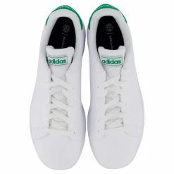 Barn adidas Advantage Lifestyle Court Lace Shoes Cloud White / Green / Core Black