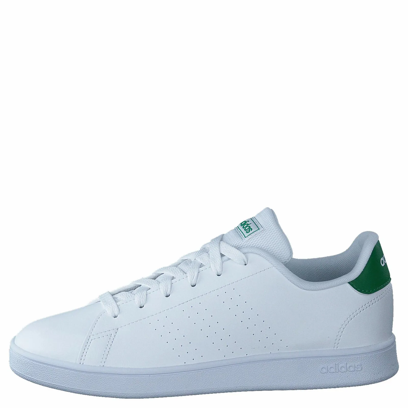 Barn adidas Advantage Shoes Cloud White / Green / Grey Two