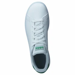 Barn adidas Advantage Shoes Cloud White / Green / Grey Two