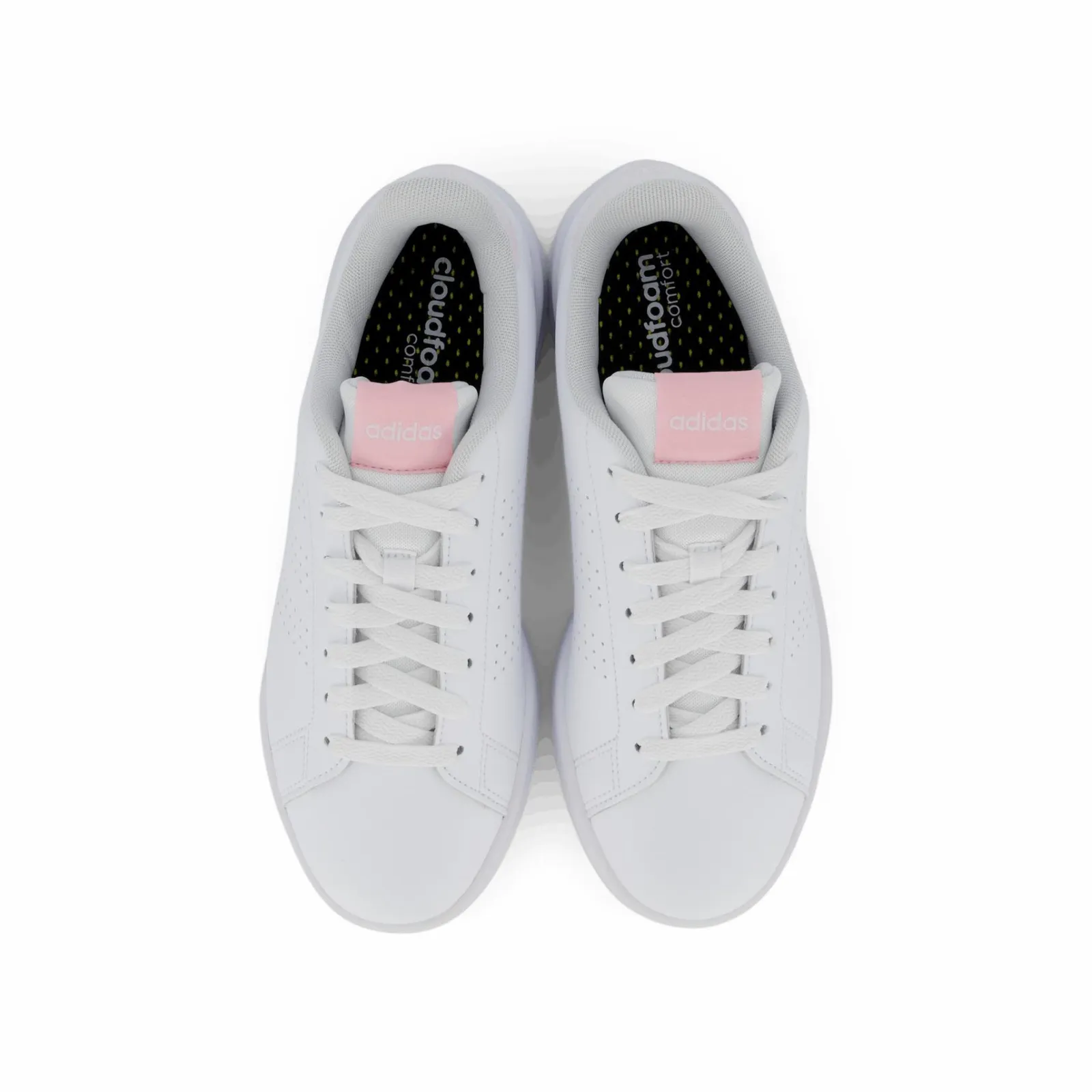 adidas Advantage Shoes Cloud White / Cloud White / Clear Pink