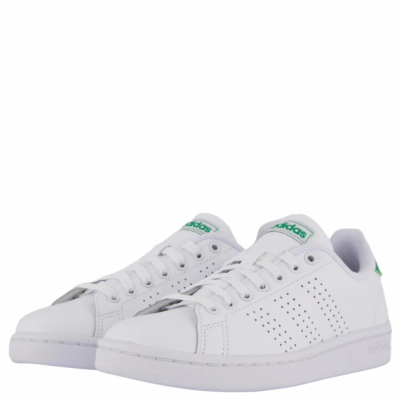 adidas Advantage Shoes Cloud White / Cloud White / Green