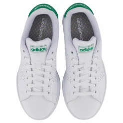 adidas Advantage Shoes Cloud White / Cloud White / Green