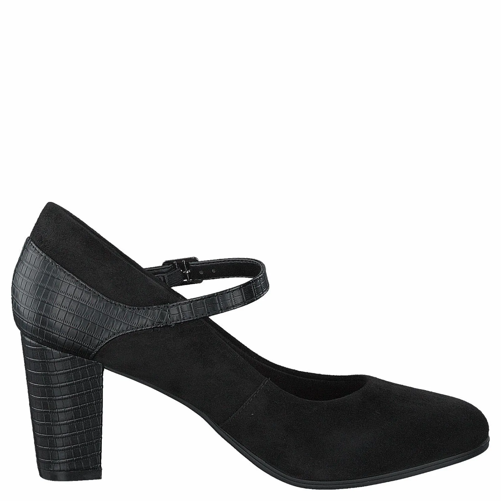 Clarks Alayna Shine Black Suede / Synthetic Combi