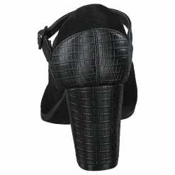 Clarks Alayna Shine Black Suede / Synthetic Combi