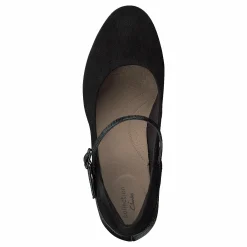 Clarks Alayna Shine Black Suede / Synthetic Combi