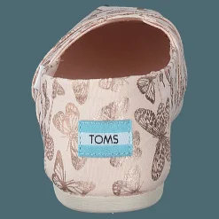 Toms Alp Cloudbound Foil Butterflie Dusty Peach