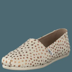 Toms Alpargata Rose Gold/natural Canvas Dots