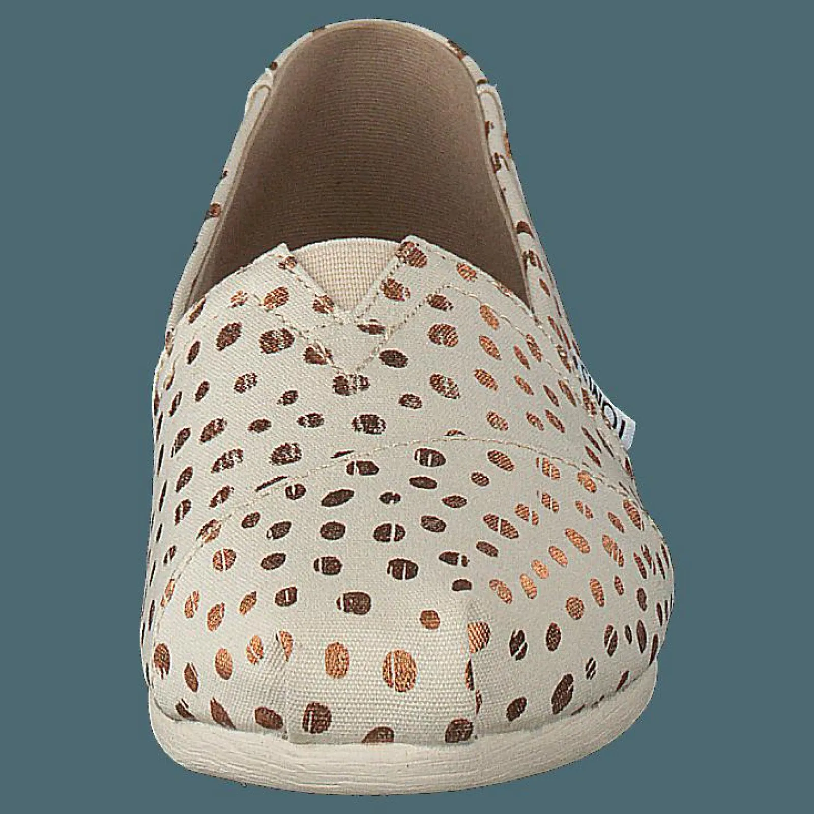 Toms Alpargata Rose Gold/natural Canvas Dots