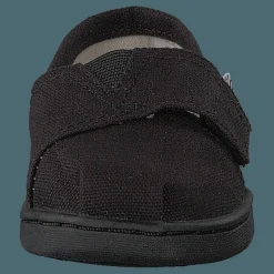 Barn Toms Alpargata Tiny Black Canvas