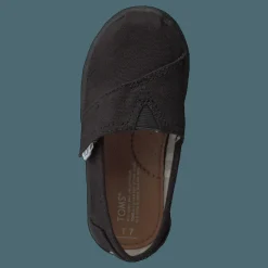 Barn Toms Alpargata Tiny Black Canvas