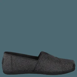 Barn Toms Alpargata Youth Black Iridescent Glimmer