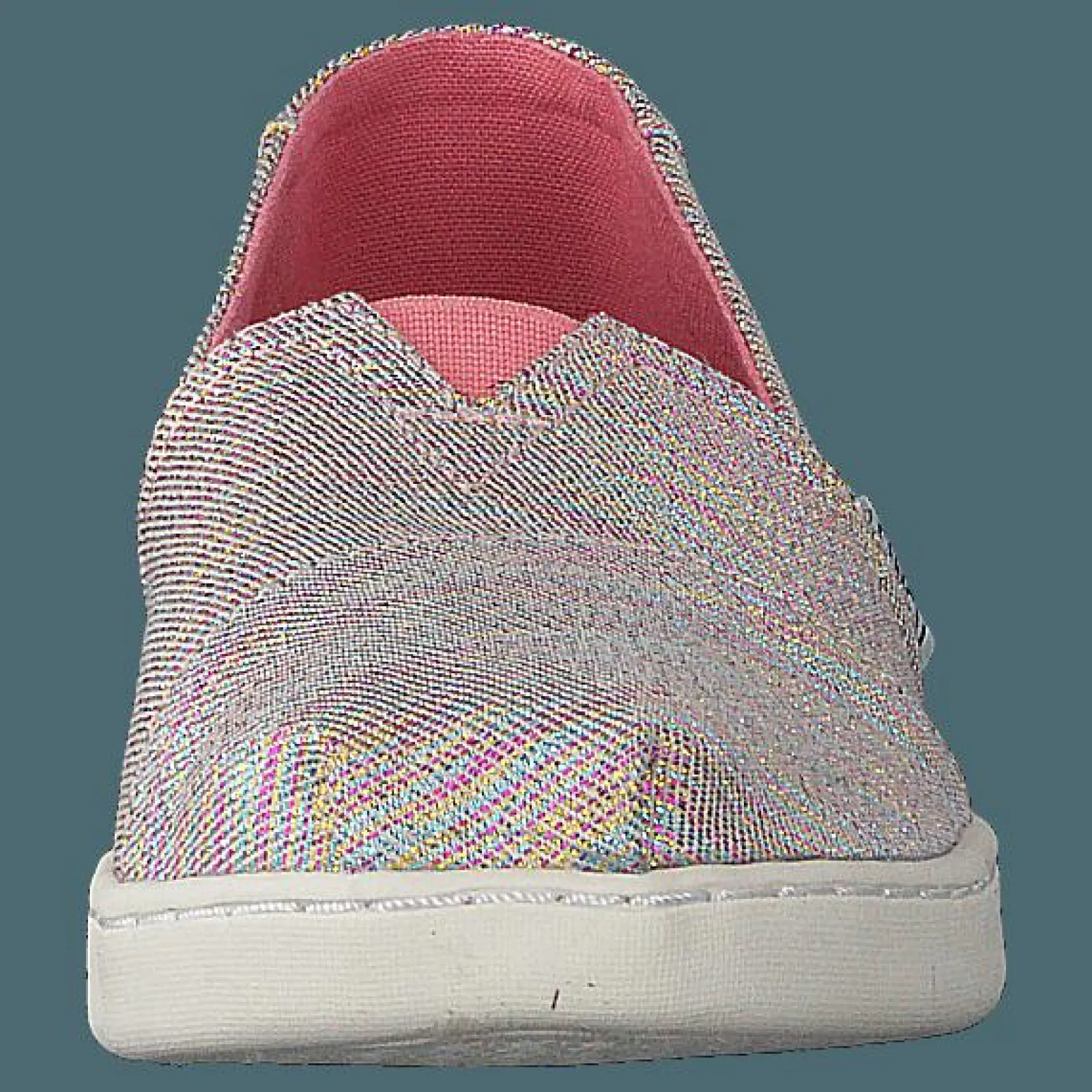 Barn Toms Alpargata Youth Pink Multi Twill Glimmer