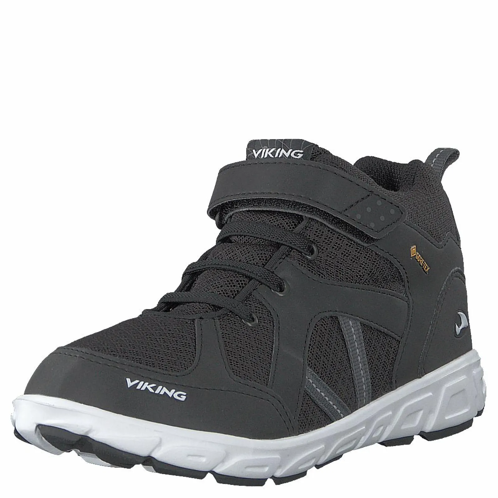 Barn Viking Alvdal Mid R Gtx Black/charcoal