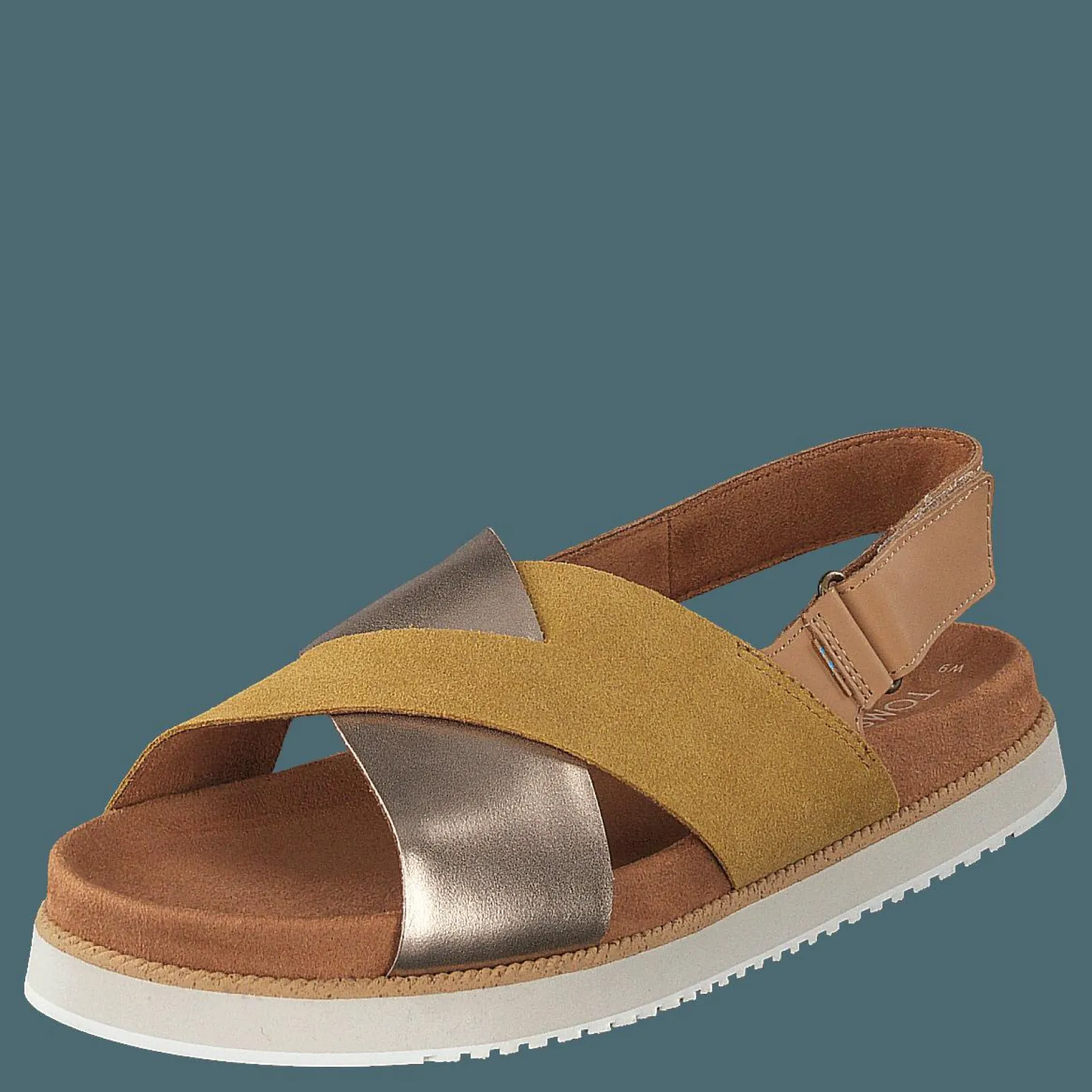 Toms Amb Gld Suede/metall Wm Marisa Gold