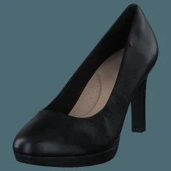 Clarks Amber Joy Black Leather