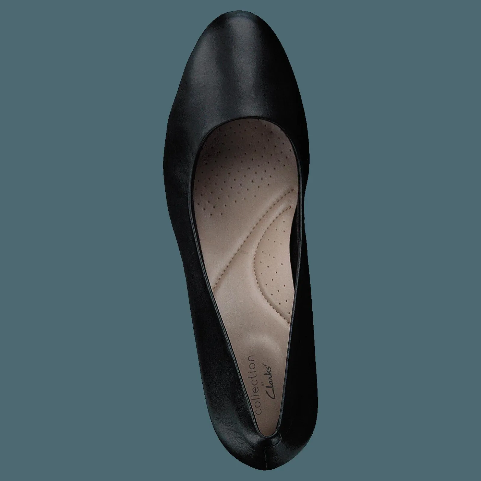 Clarks Amber Joy Black Leather