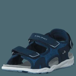 Barn Viking Anchor Sandal 3V Light Blue/Navy