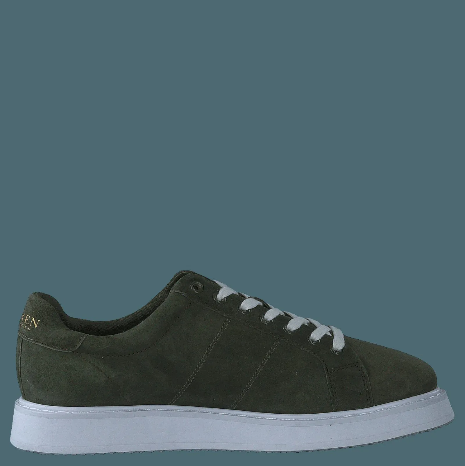 Lauren Ralph Lauren Angeline IV Suede Sneaker Classic Olive