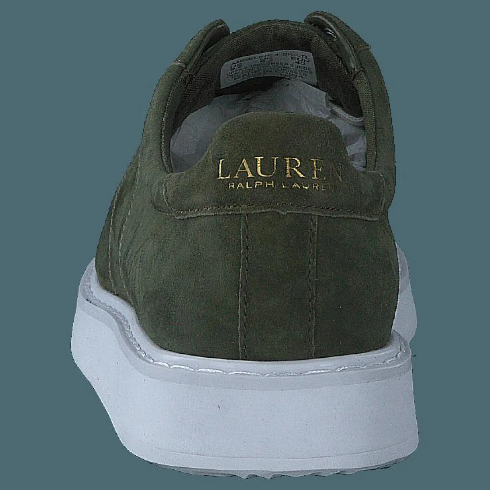 Lauren Ralph Lauren Angeline IV Suede Sneaker Classic Olive