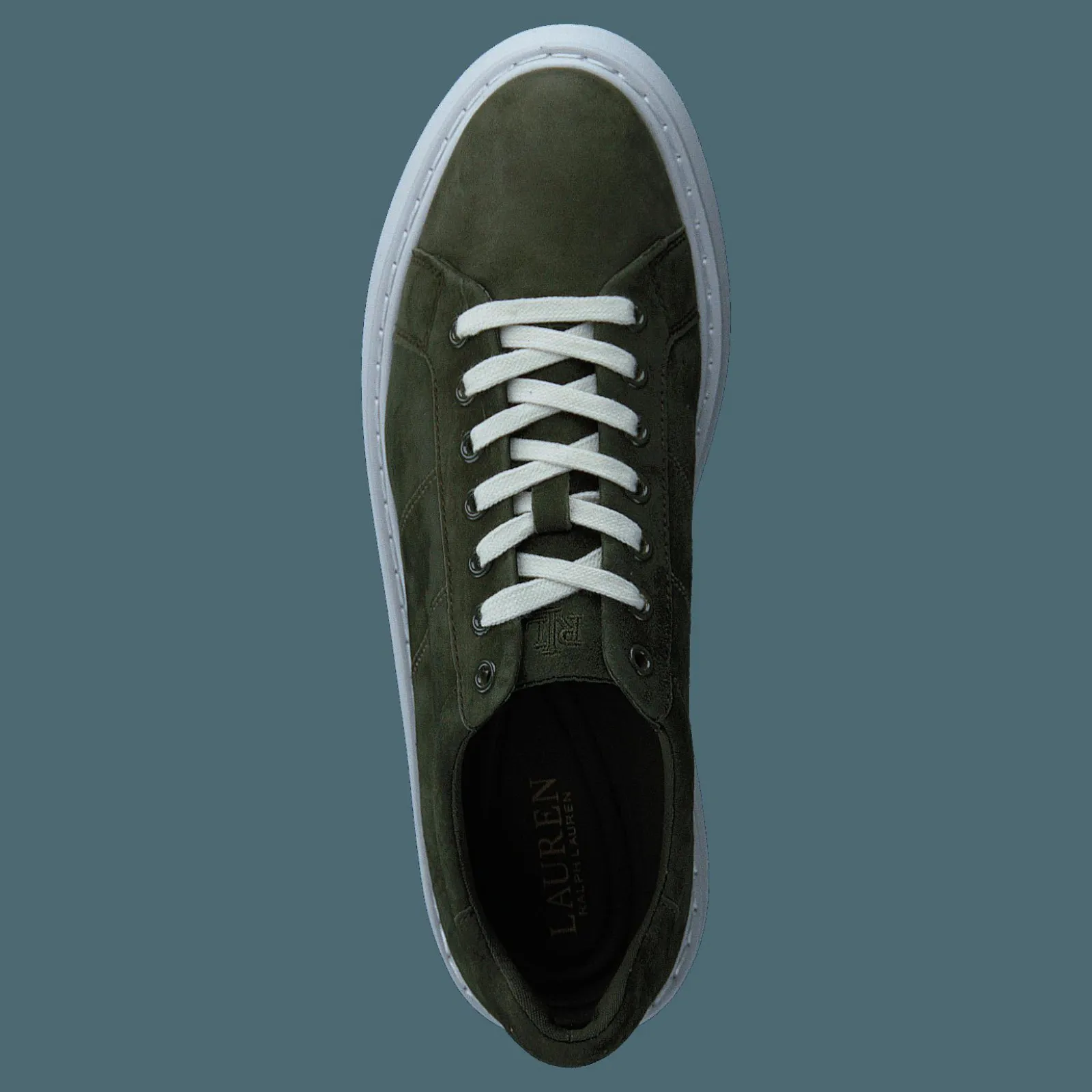 Lauren Ralph Lauren Angeline IV Suede Sneaker Classic Olive