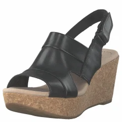 Clarks Annadel Ivory Black Leather