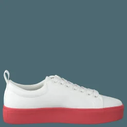Svea Arlo Three Antique White, Red Outsole