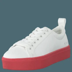 Svea Arlo Three Antique White, Red Outsole