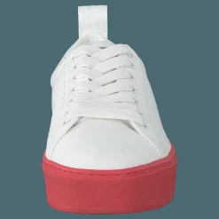 Svea Arlo Three Antique White, Red Outsole