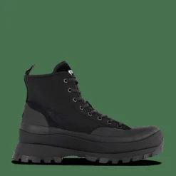 Polo Ralph Lauren Armin Waxed Twill Trainer Boot Black