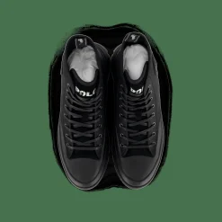 Polo Ralph Lauren Armin Waxed Twill Trainer Boot Black