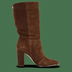 Lauren Ralph Lauren Artizan II Suede Boot Chestnut Brown
