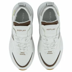 Replay Athena Run White Brown