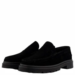 Playboy Footwear Austin Black Suede