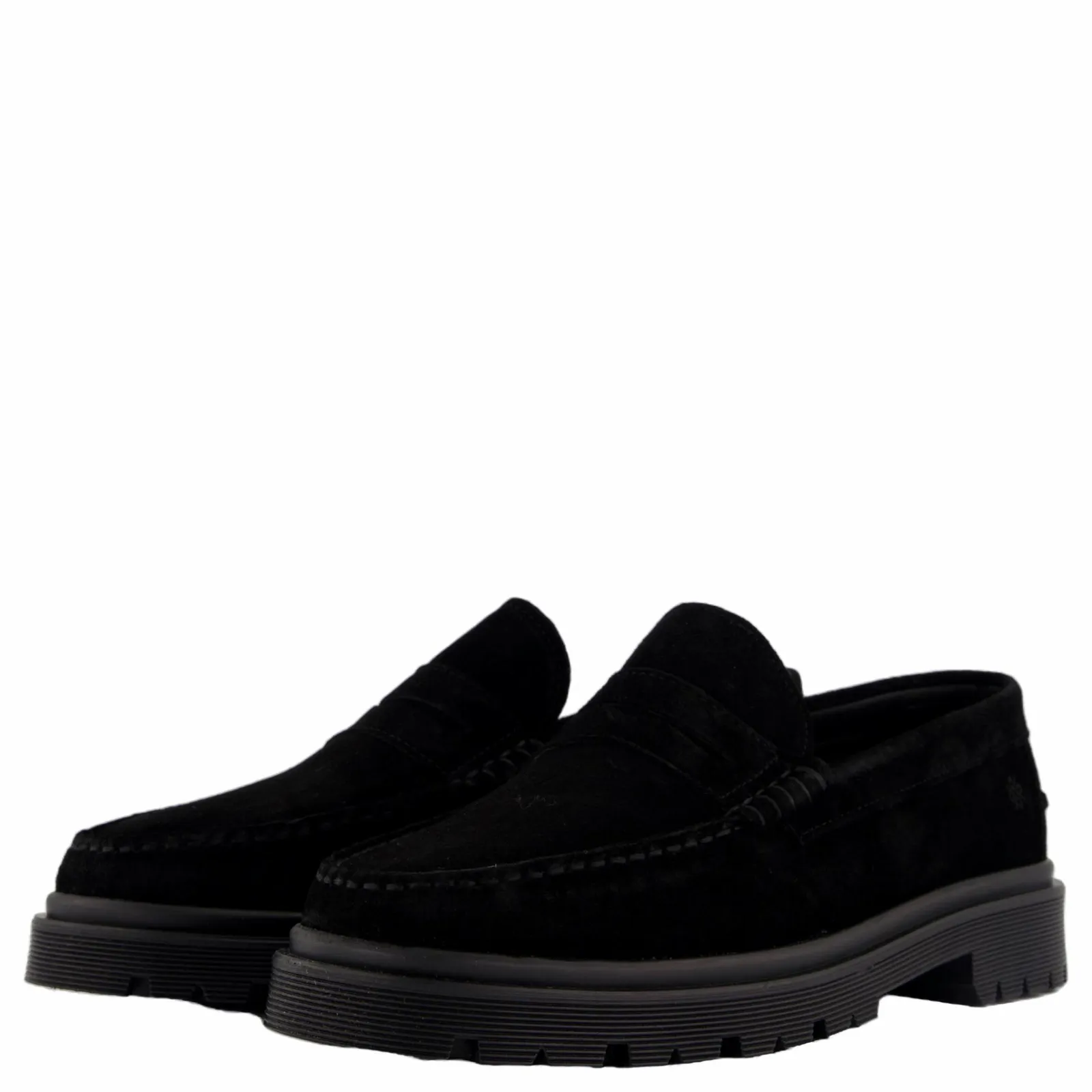 Playboy Footwear Austin Black Suede