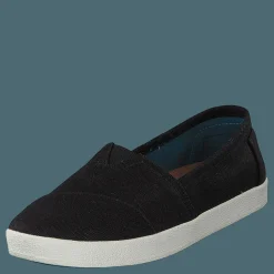 Toms Avlon Slip-On Black Coated Canvas