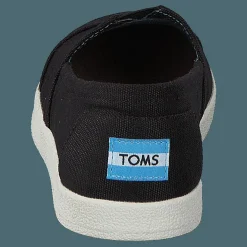 Toms Avlon Slip-On Black Coated Canvas