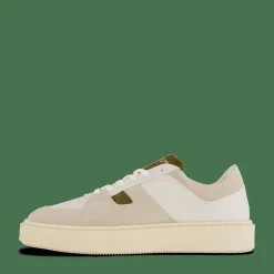 Sneaky Steve Away U Leather Shoe Creme Combo