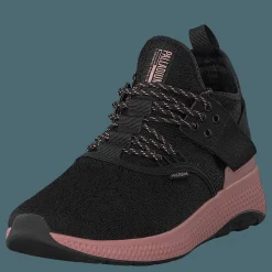 Palladium Ax_eon Lace Knit Black/Rose Tan